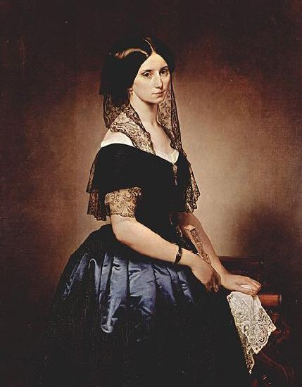 Francesco Hayez Portrat der Antonietta Tarsis Basilico.